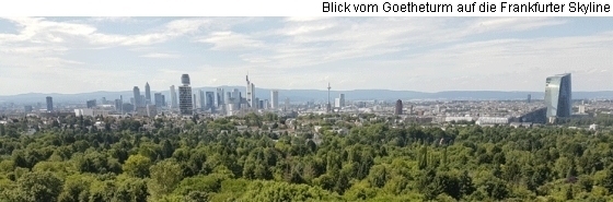 Frankfurt am Main – Skyline vom Goetheturm gesehen