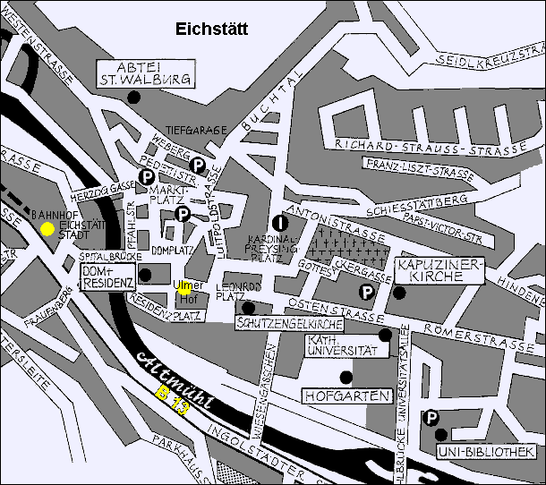 Stadtplan Eichstätt