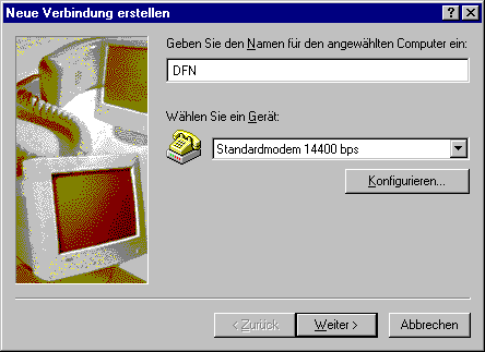 Neue Verbindung erstellen